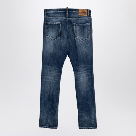 Quần Jeans Denim Xanh Nước Biển Phai Màu