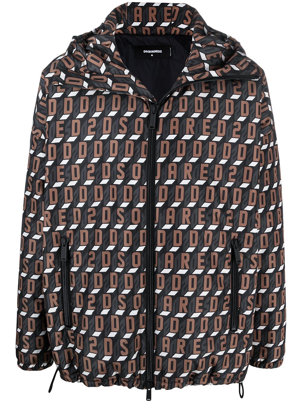 DSQUARED2 Oversized Monogram Bomber Jacket