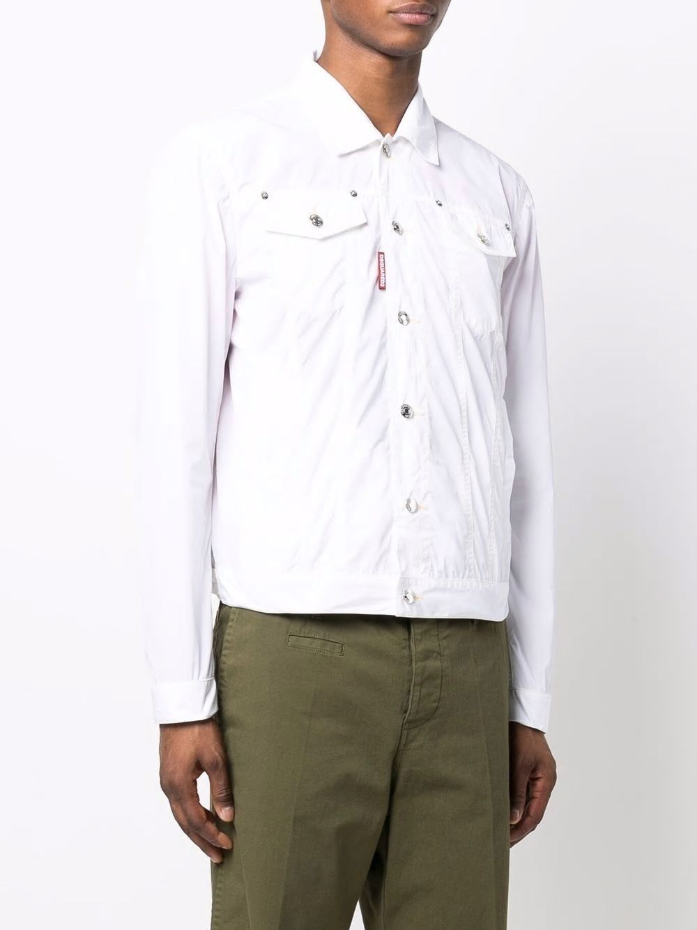 DSQUARED2 Men's White Sport Jacket for SS22