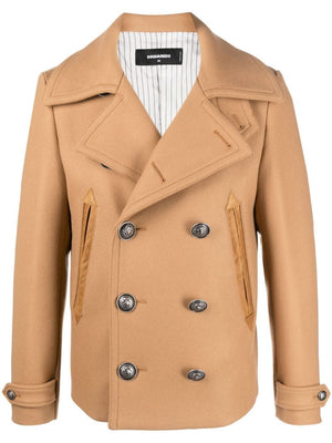 DSQUARED2 Men's Walnut Sport Jacket - FW23 Collection