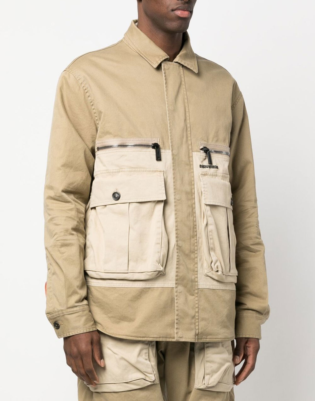 DSQUARED2 Padded Coach Jacket with Flap Pockets - FW24