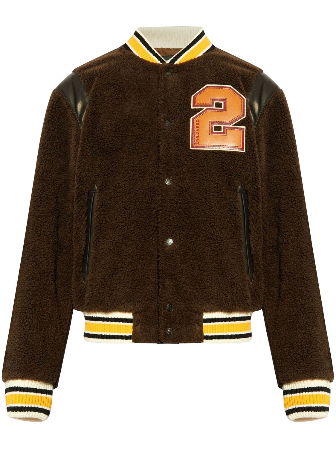 DSQUARED2 Men's Varsity Shearling Bomber Jacket