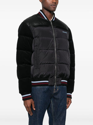 DSQUARED2 Mixed Puffer Bomber Jacket for Men