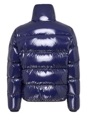 DSQUARED2 Ultra-light High Shine Navy Down Jacket