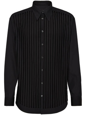 DSQUARED2 Sleek Black Cotton Shirt for Men