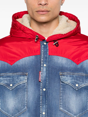 DSQUARED2 Urban Edge Hooded Denim Jacket