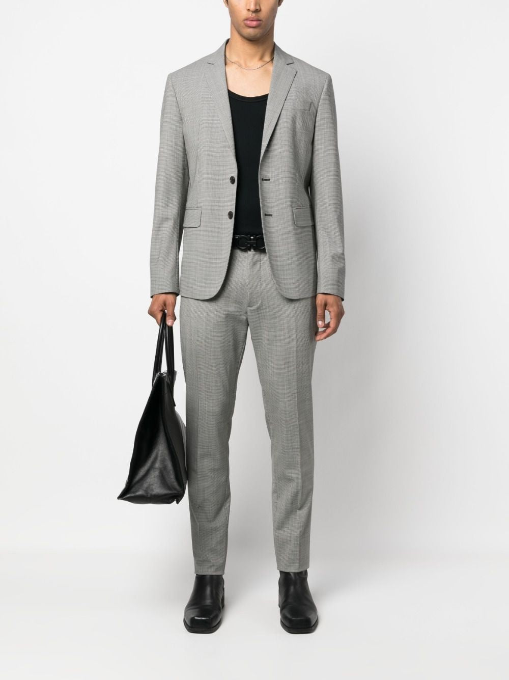 DSQUARED2 Bold Black and White Suit Set for Men