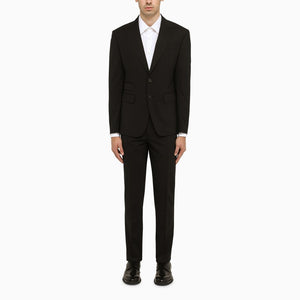 DSQUARED2 Dark Grey Single-Breasted Wool Suit for Men