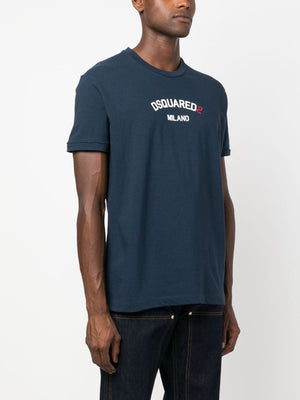 DSQUARED2 Navy Blue T-Shirt for Men in FW23 Collection