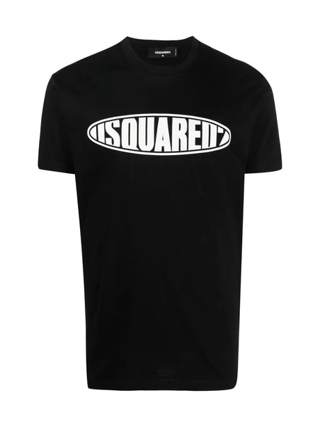 DSQUARED2 Surf Board Logo T-Shirt - Short Sleeve - FW24