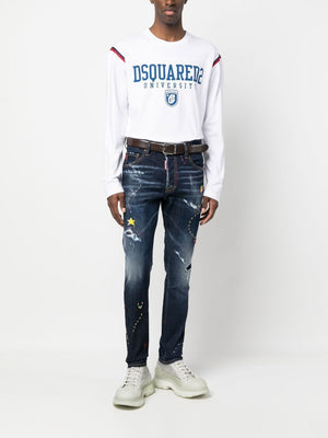 DSQUARED2 Classic White T-Shirt for Men - FW23 Collection