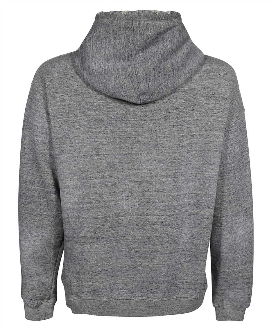 Áo Hoodie Nam Màu Xám Đen Với Họa Tiết Nổi Bật