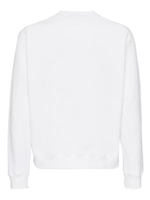 DSQUARED2 Logo-Print Cotton Sweatshirt for Men