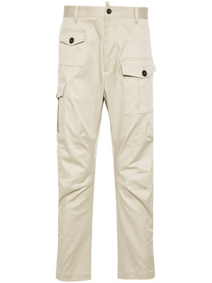 DSQUARED2 Logo-Plaque Cargo Pants for Men - Tapered Fit