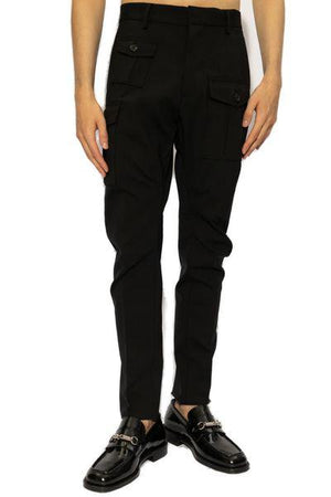 DSQUARED2 Urban Edge Black Cargo Pants