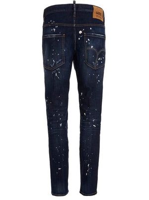 DSQUARED2 Men's Paint Splatter Distressed Jeans - FW22