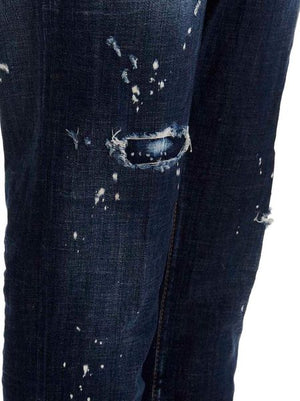 DSQUARED2 Men's Paint Splatter Distressed Jeans - FW22