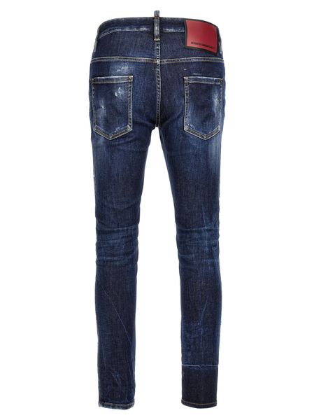 DSQUARED2 Luxury Super Twinky Logo Patch Jeans for Men