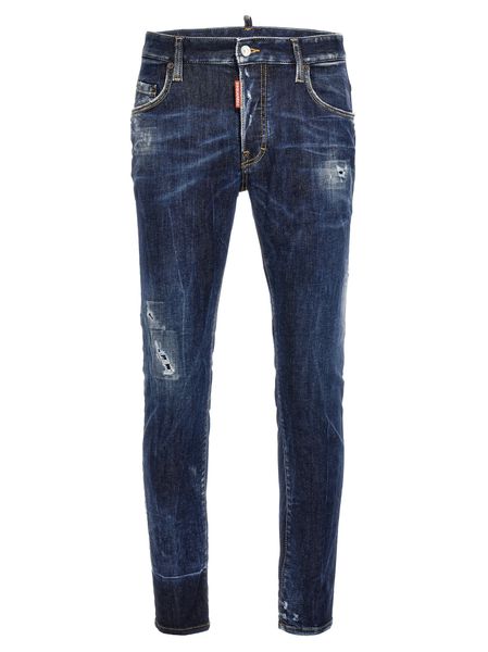 DSQUARED2 Luxury Super Twinky Logo Patch Jeans for Men