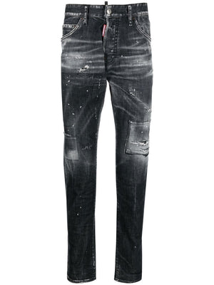 DSQUARED2 Modern and Distinctive 1964 Black Denim Jeans