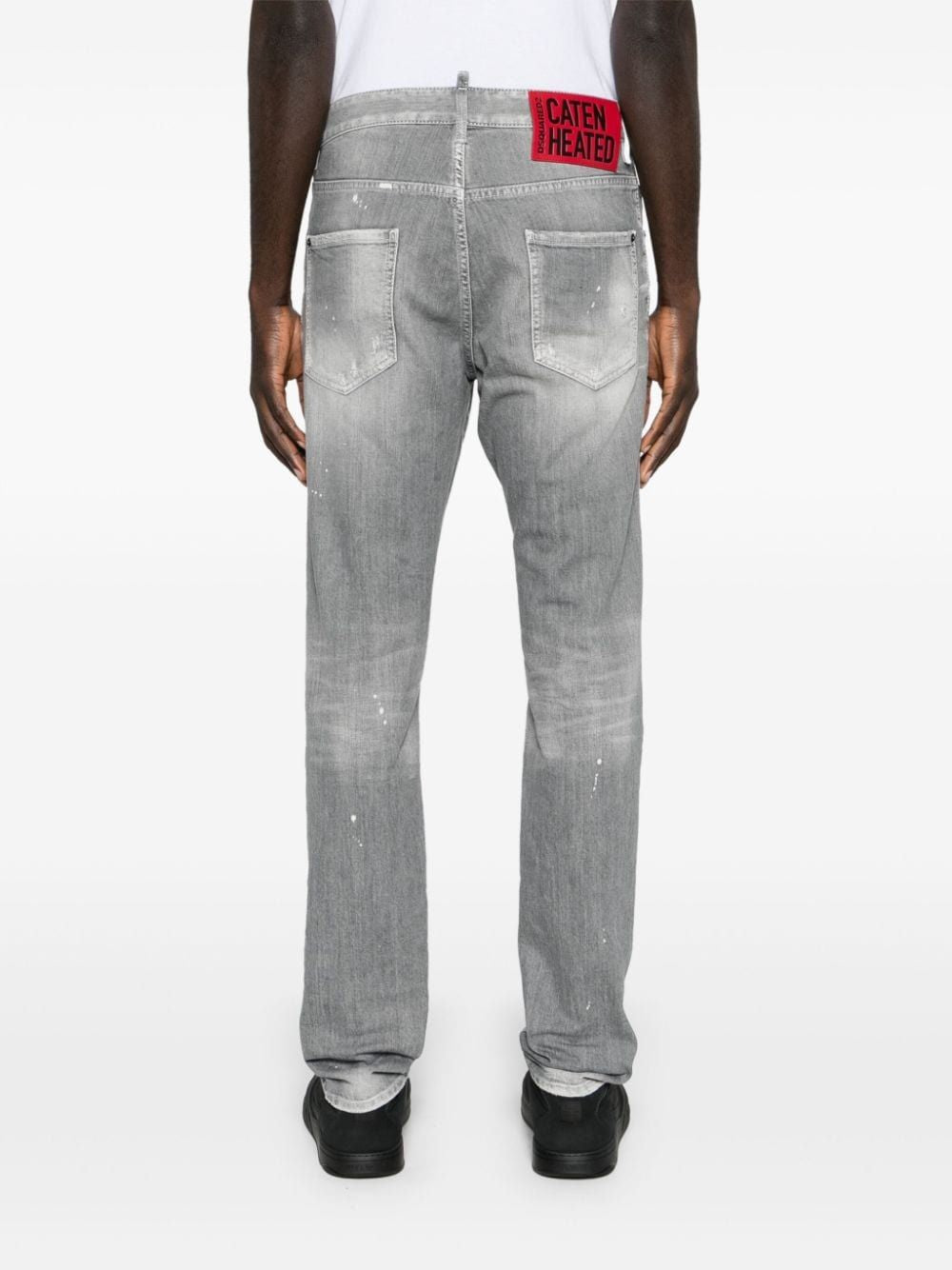 DSQUARED2 Contemporary Grey Five-Pocket Pants