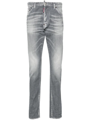 DSQUARED2 Contemporary Grey Five-Pocket Pants