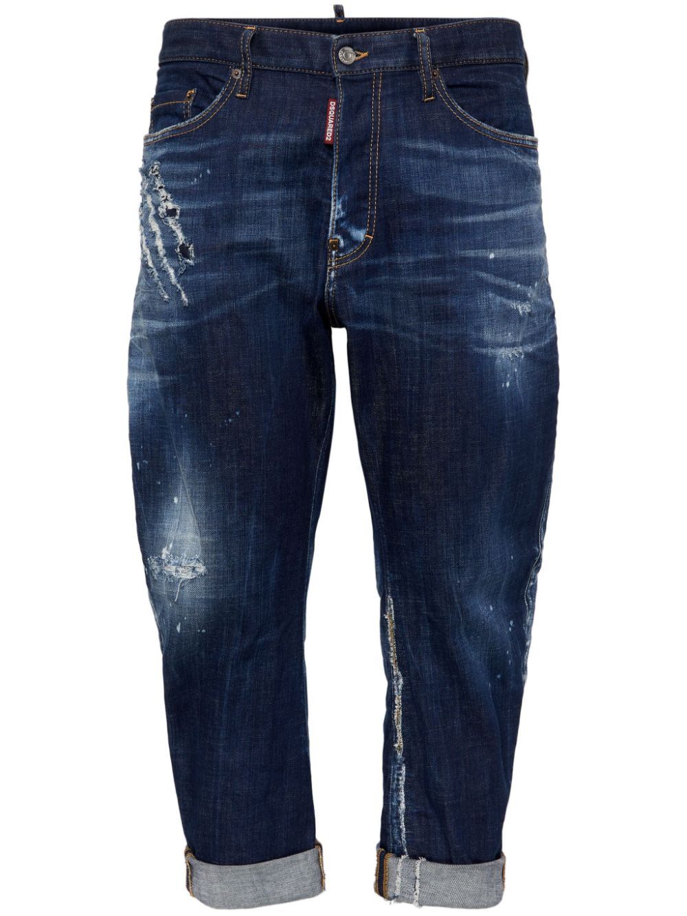 DSQUARED2 Navy Blue Classic Five-Pocket Pants