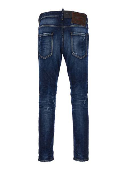 DSQUARED2 Navy Blue Classic Five-Pocket Pants