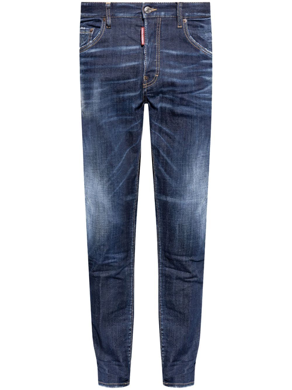 DSQUARED2 Navy Blue Contemporary 5-Pocket Pants