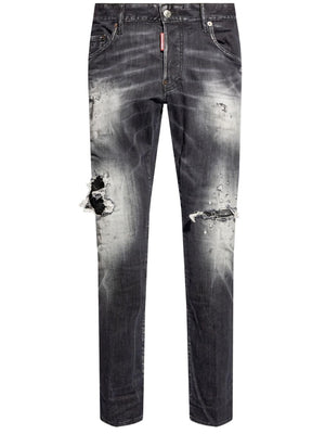 DSQUARED2 Distressed Straight-Leg Jeans for Men