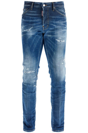 DSQUARED2 Slim Fit Worn Effect Jeans for Men