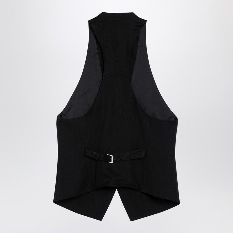 DSQUARED2 Elegant Black Wool Vest