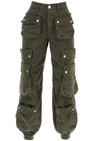 DSQUARED2 Beige Multi-Pocket Cargo Trousers for Women