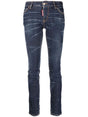 DSQUARED2 Navy Blue Pants for Women - Perfect for SS23