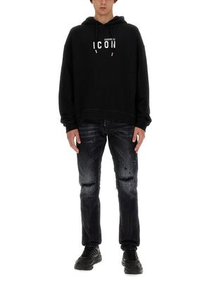 DSQUARED2 Relaxed Fit Sweatshirt - Size L