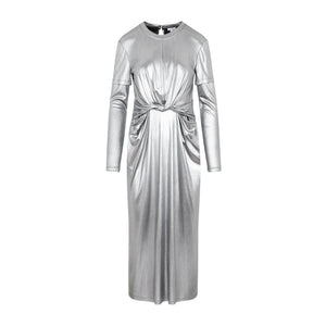 LOEWE Metallic Draped Dress for Women - SS23 Collection