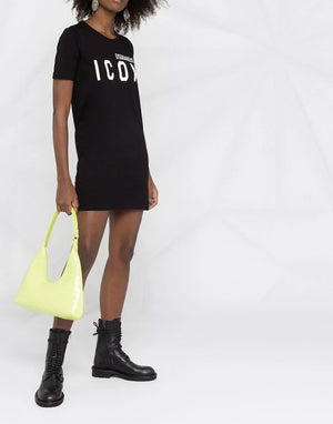 DSQUARED2 Mini Logo Print Short Sleeve T-Shirt Dress