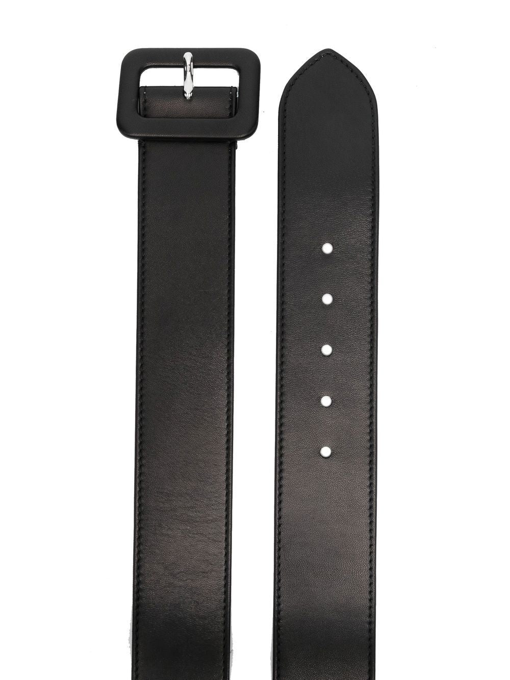 MAISON MARGIELA Sophisticated Belt with Rectangular Vertical Buckle - 50MM