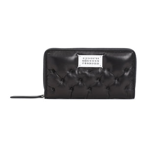 MAISON MARGIELA Luxury Continental Zip-Around Wallet - 7.5"x4.3"x1"