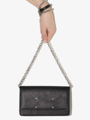 MAISON MARGIELA Grained Leather Crossbody Mini Handbag