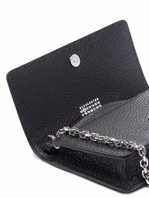 Sleek Chain Wallet cho Phụ Nữ - Đen