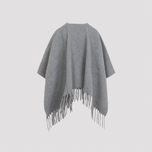 FABIANA FILIPPI Luxurious Wool Blend Cape for Women