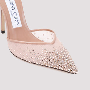 JIMMY CHOO Black Dégradé Crystal Pumps for Women