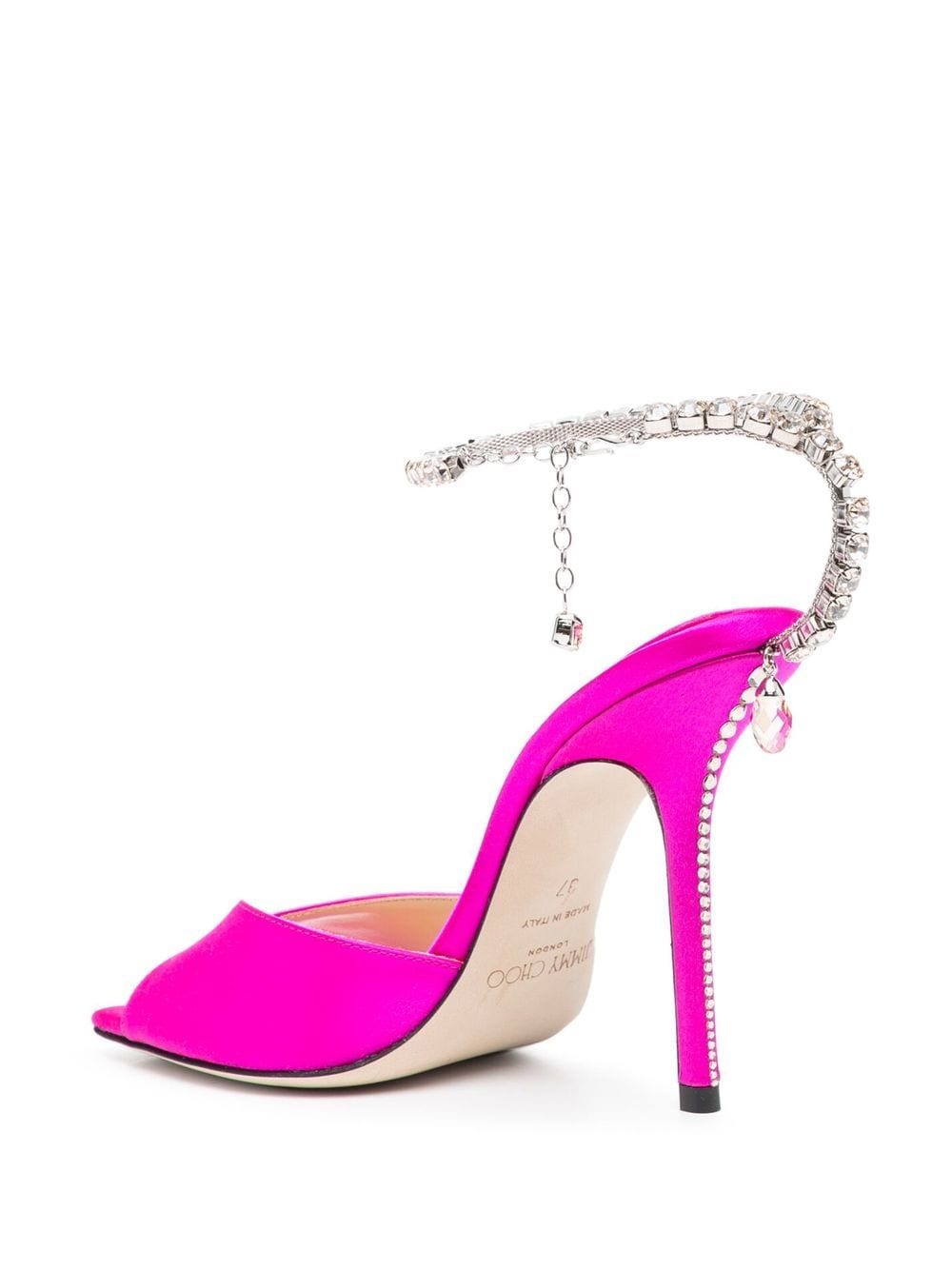 Fuchsia Rhinestone Sandals by Jimmy Choo for Women