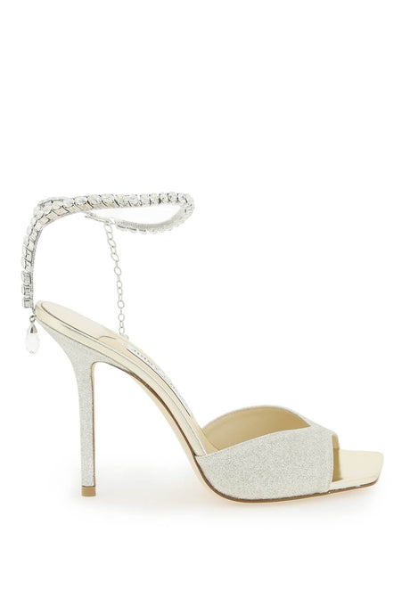 JIMMY CHOO Sparkle with Glamour in These Gold Sandals for Women