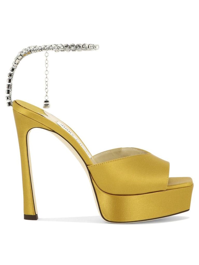 JIMMY CHOO Sunflower Crystal Sandals for Women