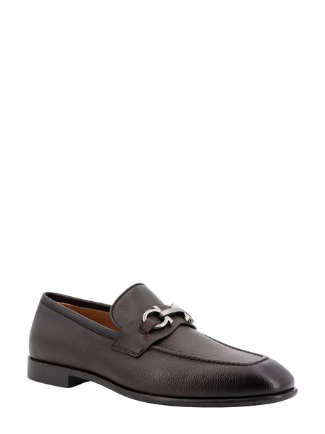 Ferragamo Elegant Leather Loafers for Men