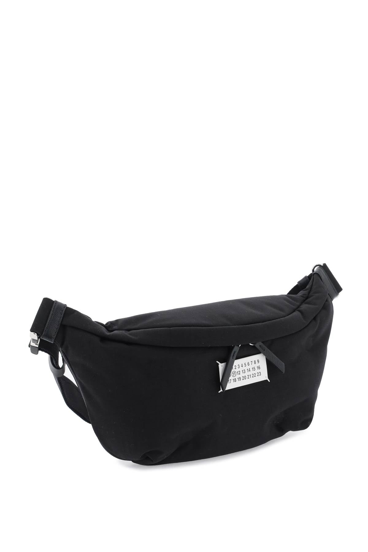 MAISON MARGIELA Stylish Unisex Nylon Belt Pack in Classic Black for SS24