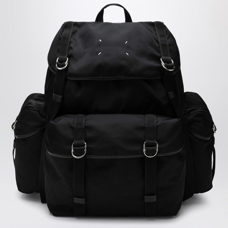 MAISON MARGIELA High Tech XL Black Nylon Backpack