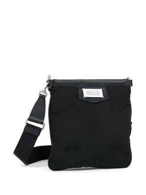 MAISON MARGIELA Black Glam Slam Sport Messenger Bag for Men